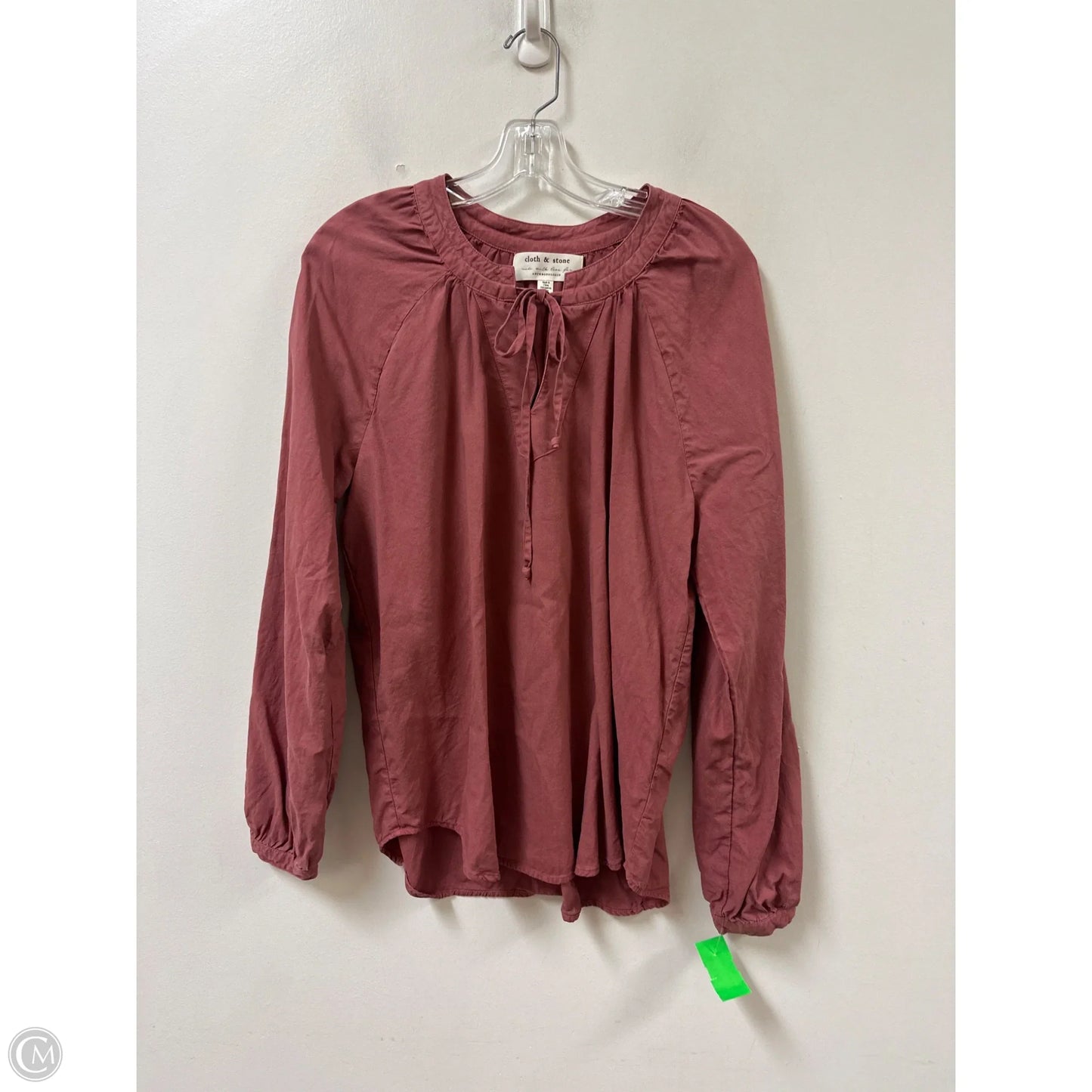 Top Long Sleeve By Cloth & Stone In Pink, Size: Xl