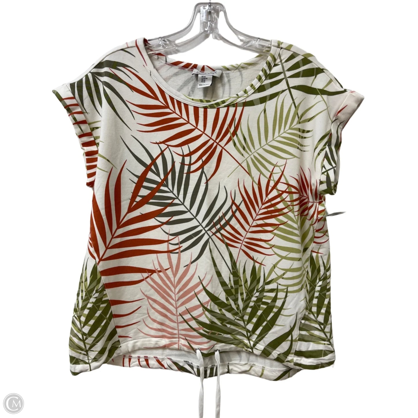 Top Short Sleeve By Rachel Zoe In Tropical Print, Size: M