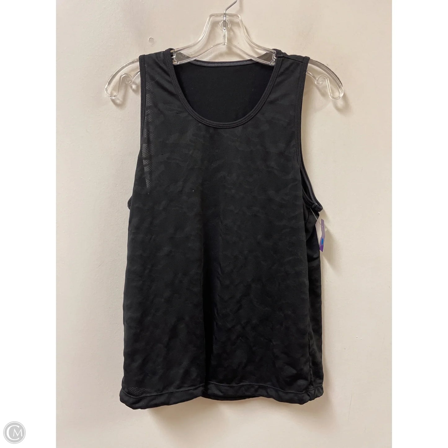 Athletic Top Short Sleeve By Clothes Mentor In Black, Size: S