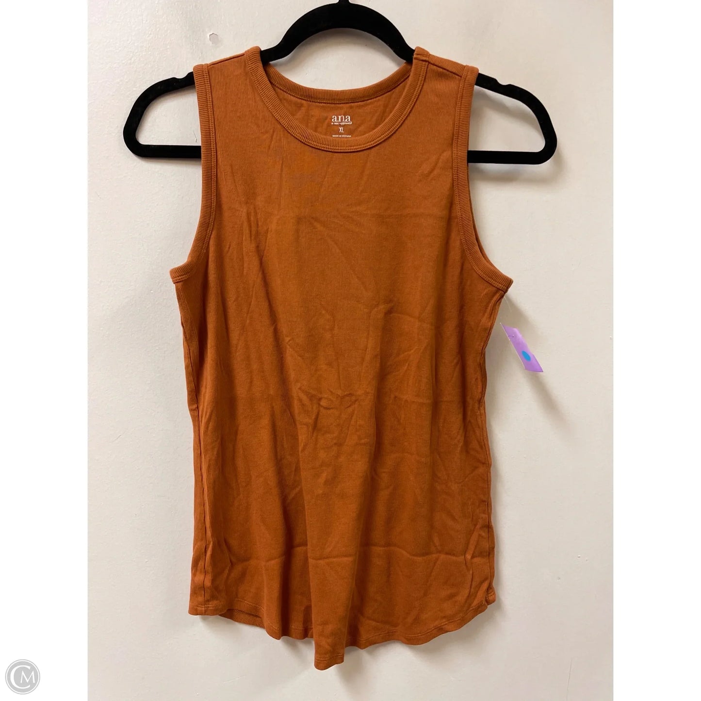 Tank Top By Ana In Orange, Size: Xl
