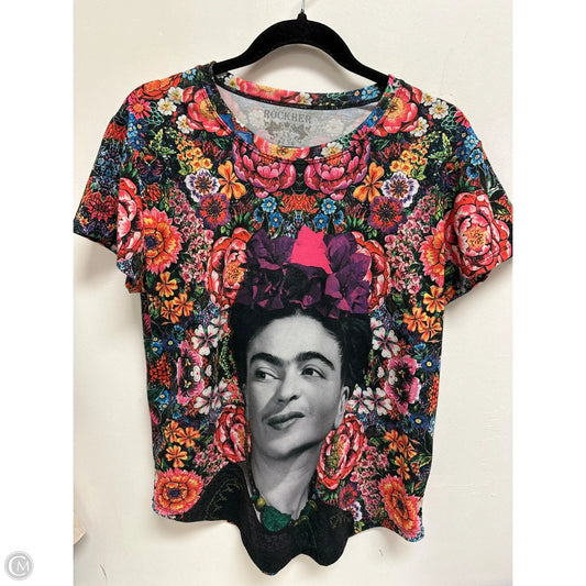 Top Short Sleeve By Clothes Mentor In Floral Print, Size: Xl