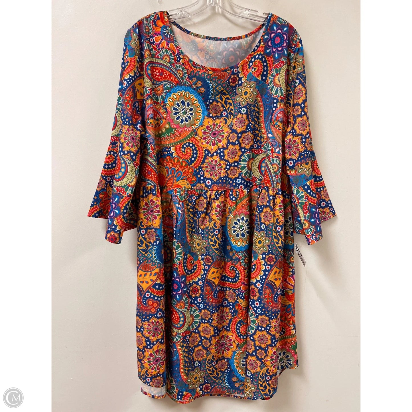 Dress Casual Short By Clothes Mentor In Floral Print, Size: 1x