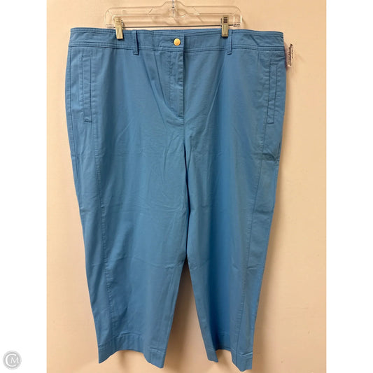 Pants Wide Leg By Talbots In Blue, Size: 22