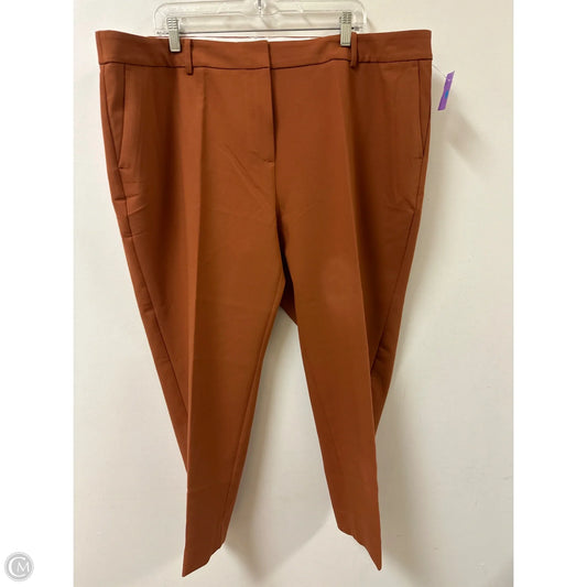 Pants Wide Leg By Talbots In Brown, Size: 22