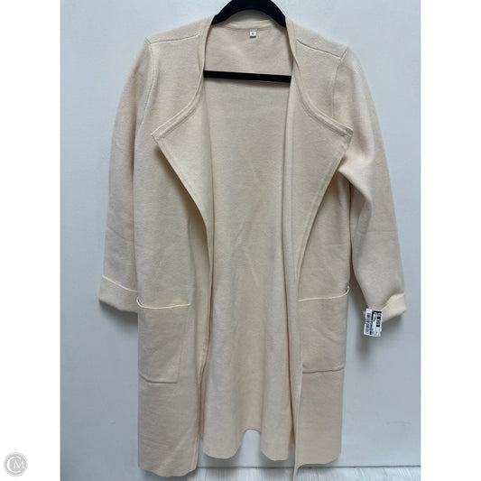 Cardigan By Clothes Mentor In Cream, Size: M