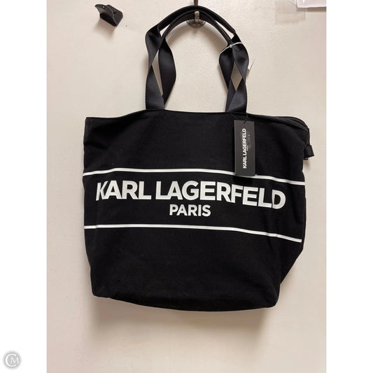 Tote Designer By Karl Lagerfeld, Size: Large