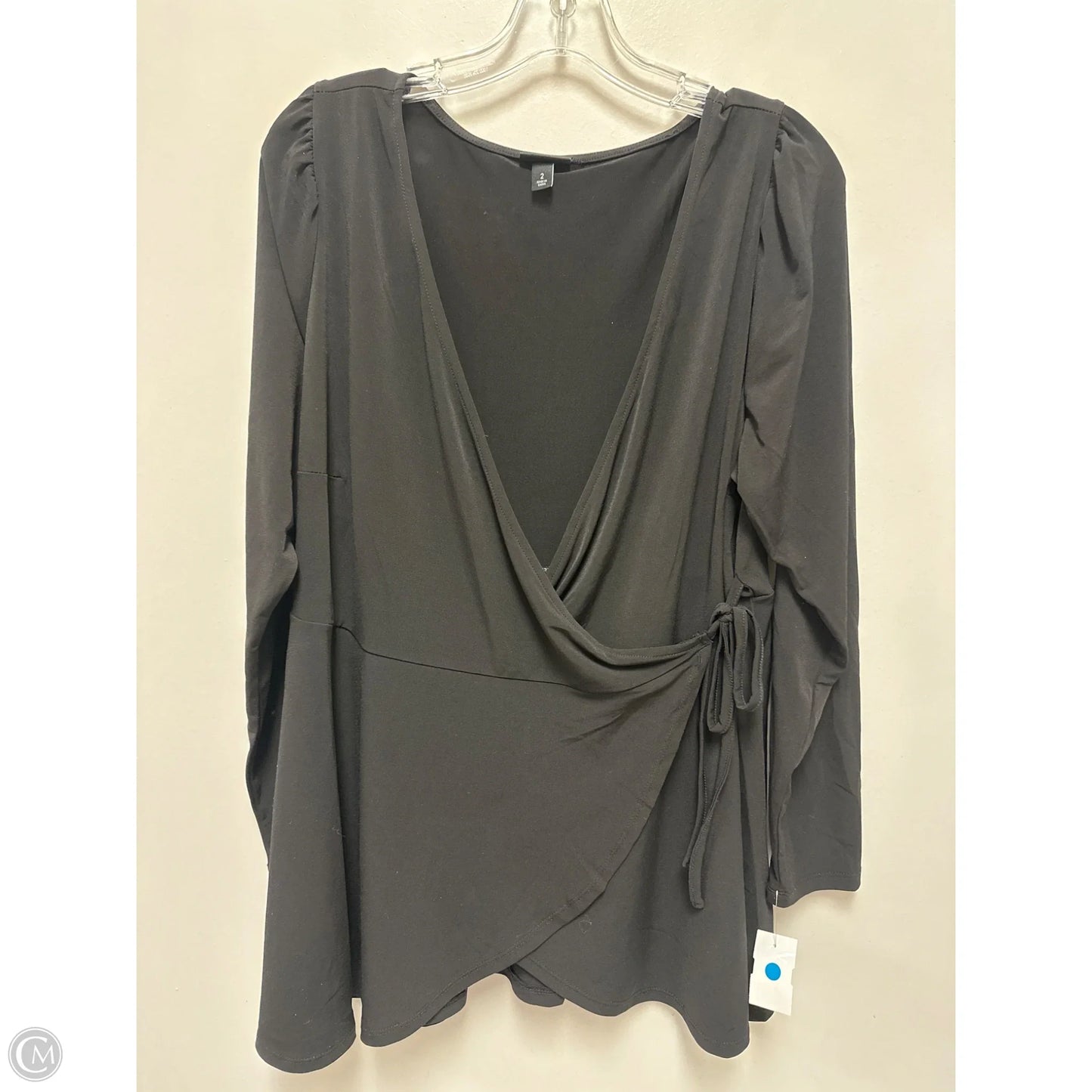 Top Long Sleeve By Torrid In Black, Size: 2x