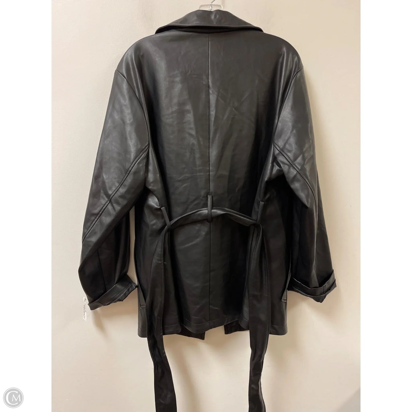 Coat Other By Time And Tru In Black, Size: 1x