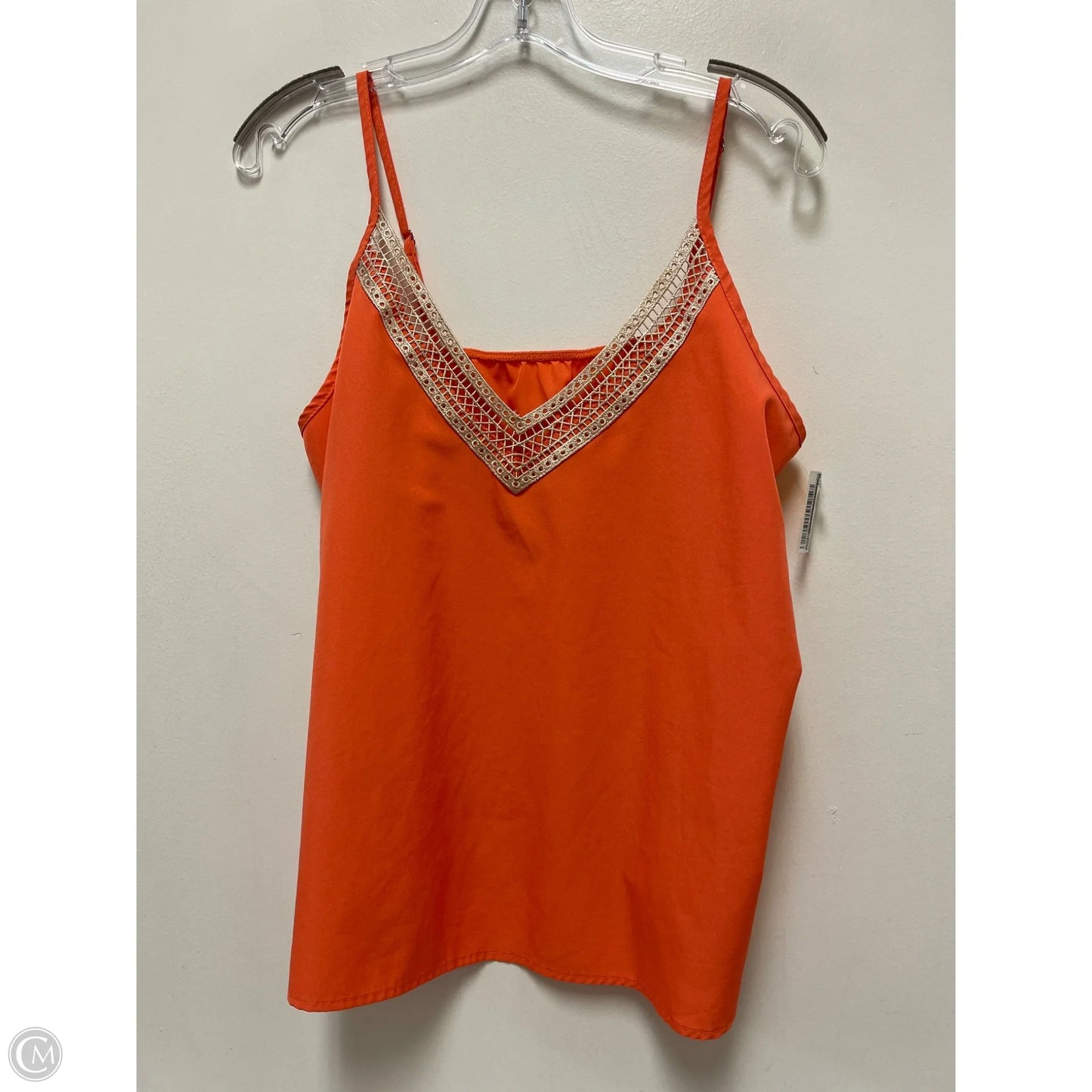 Tank Top By Shein In Orange, Size: L