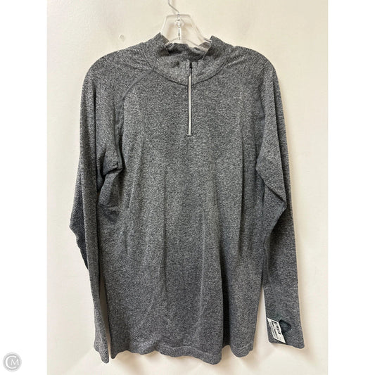Athletic Jacket By Zyia In Grey, Size: Xl