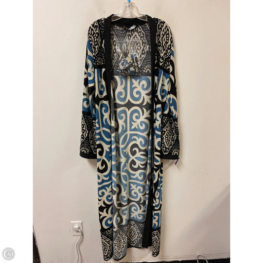Kimono By Clothes Mentor In Blue, Size: Xl