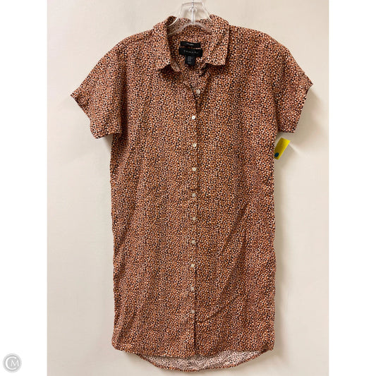 Dress Casual Short By Tahari In Black & Orange, Size: Xs