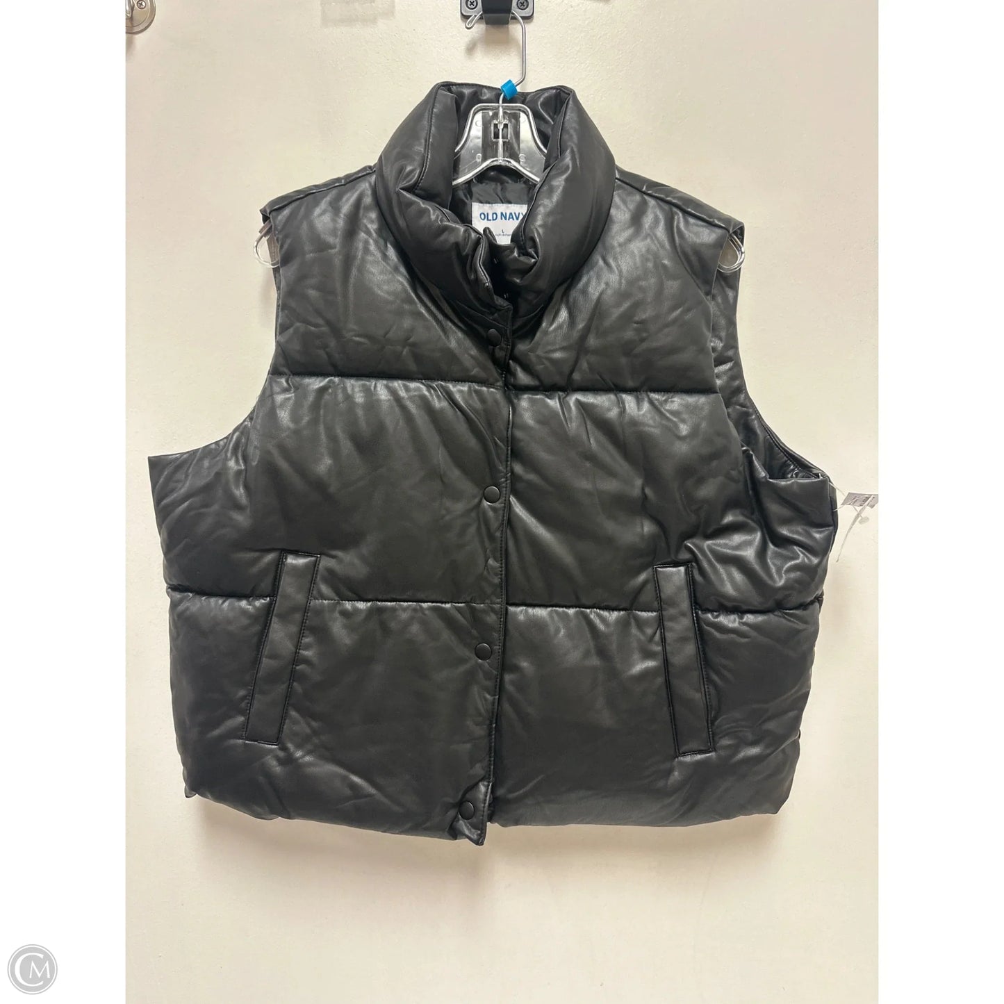 Vest Puffer & Quilted By Old Navy In Black, Size: L
