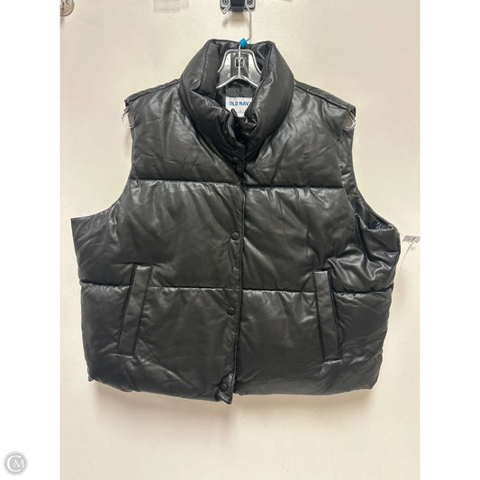 Vest Puffer & Quilted By Old Navy In Black, Size: L