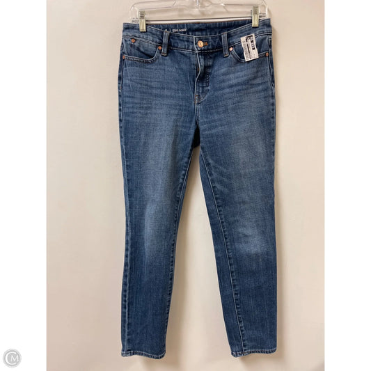 Jeans Skinny By Talbots In Blue Denim, Size: 4