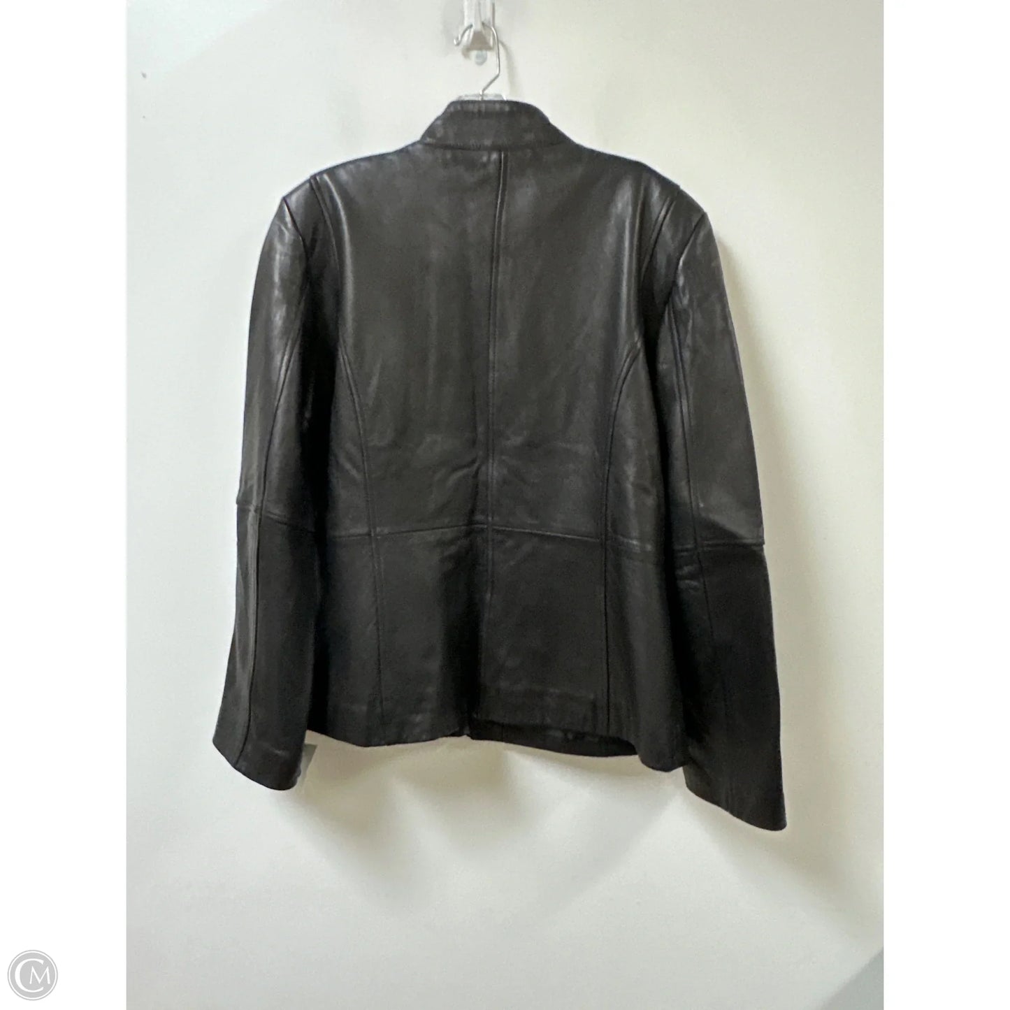 Jacket Leather By Nautica In Black, Size: Xl