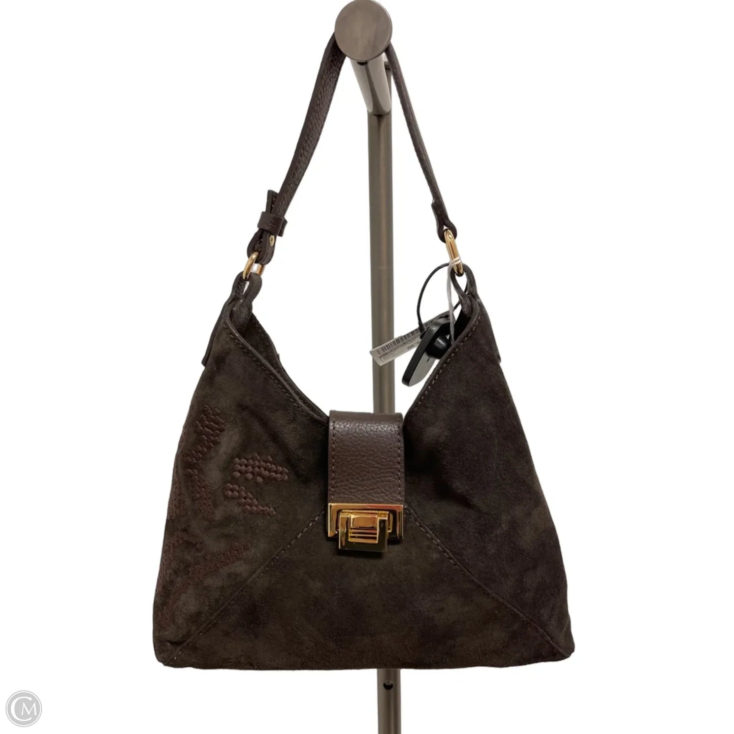 Handbag Leather By Clothes Mentor, Size: Medium