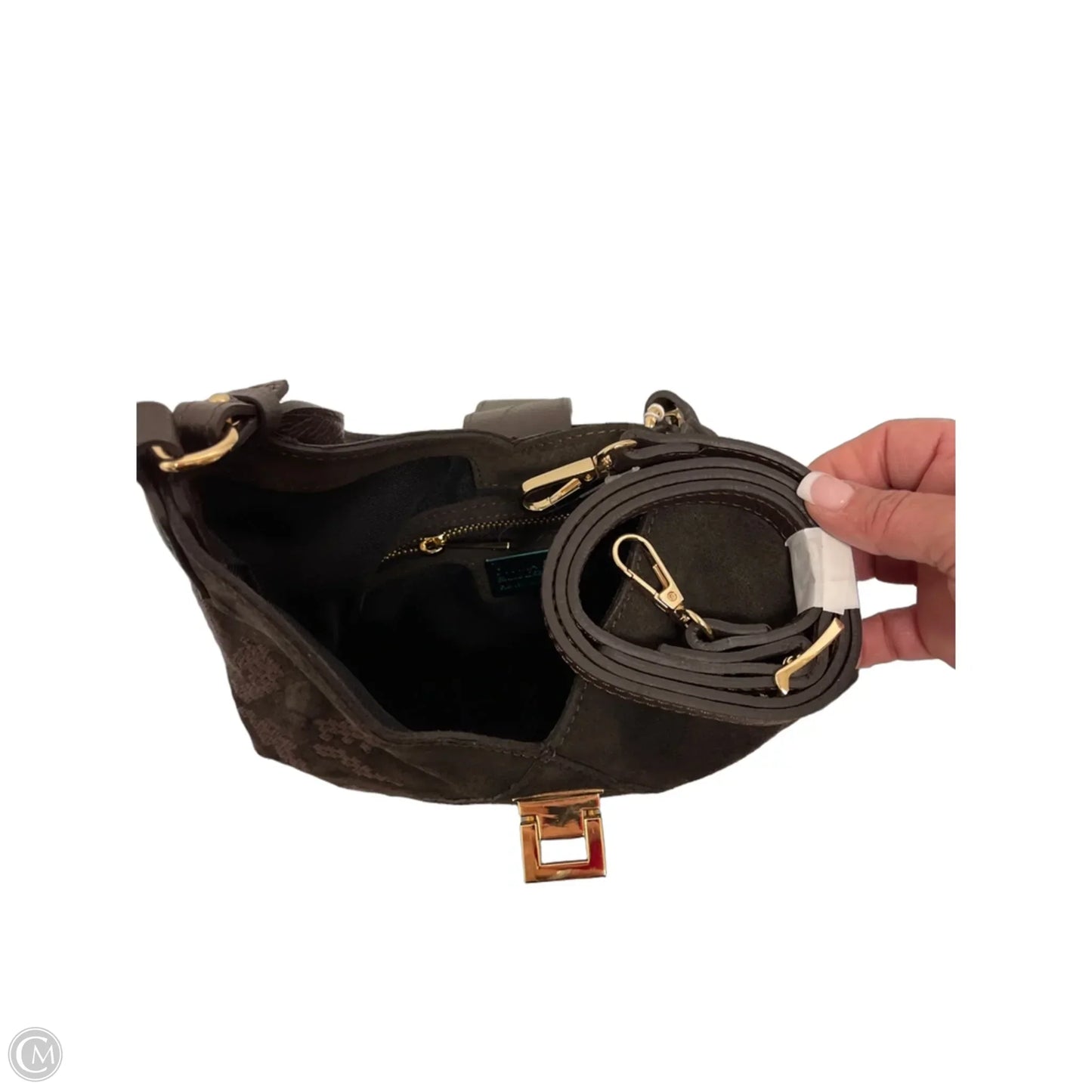 Handbag Leather By Clothes Mentor, Size: Medium