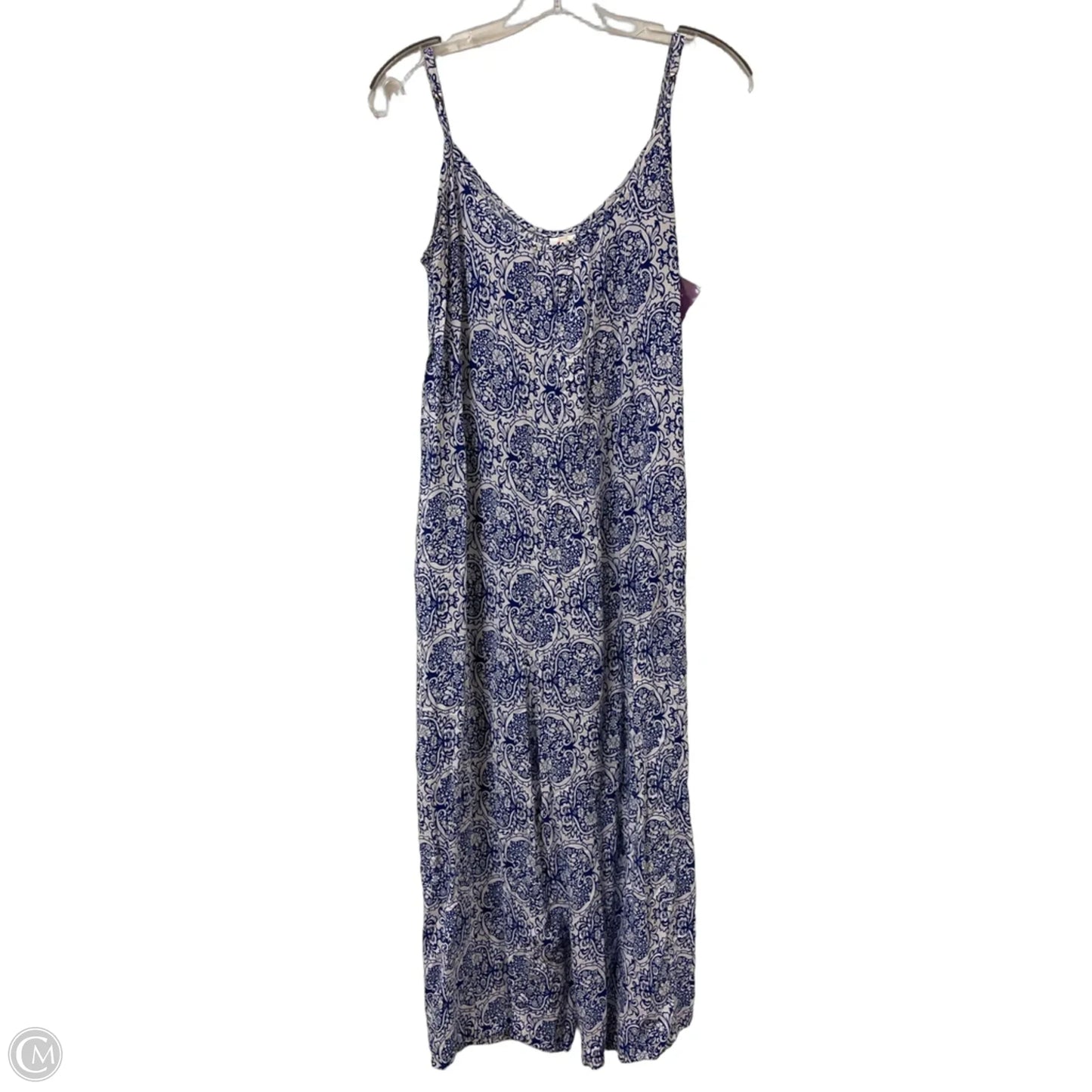 Jumpsuit By Clothes Mentor In Blue & White, Size: S
