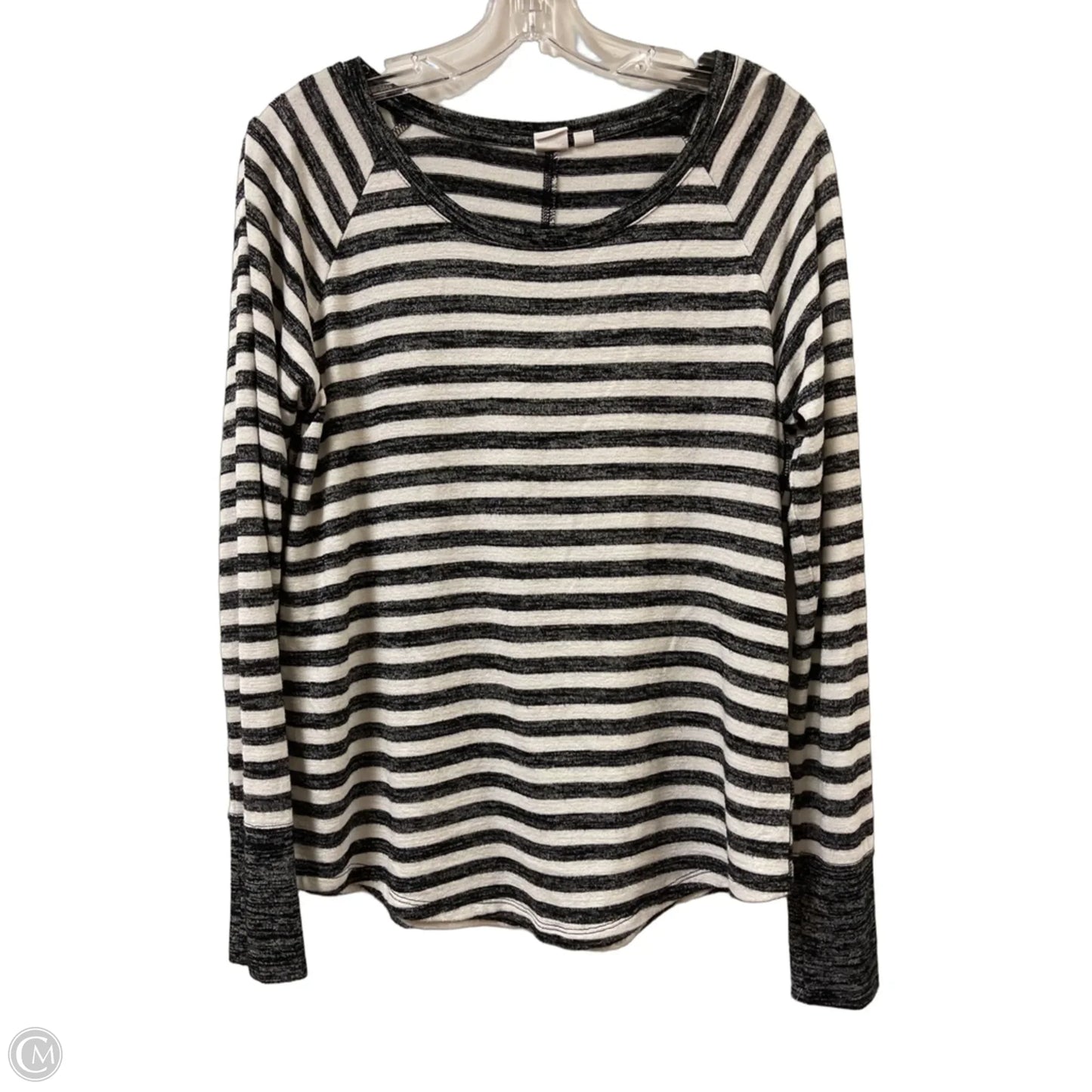 Top Long Sleeve By Gap In Striped Pattern, Size: S