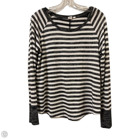 Top Long Sleeve By Gap In Striped Pattern, Size: S