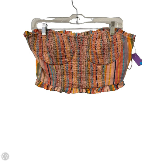 Top Sleeveless By Anthropologie In Orange, Size: S