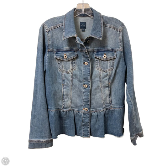 Jacket Denim By J. Jill In Blue, Size: M