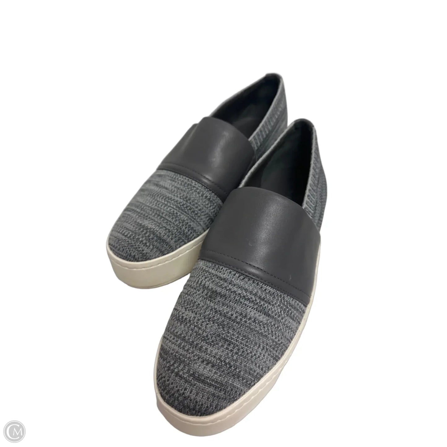 Shoes Flats By Vince In Grey, Size: 7