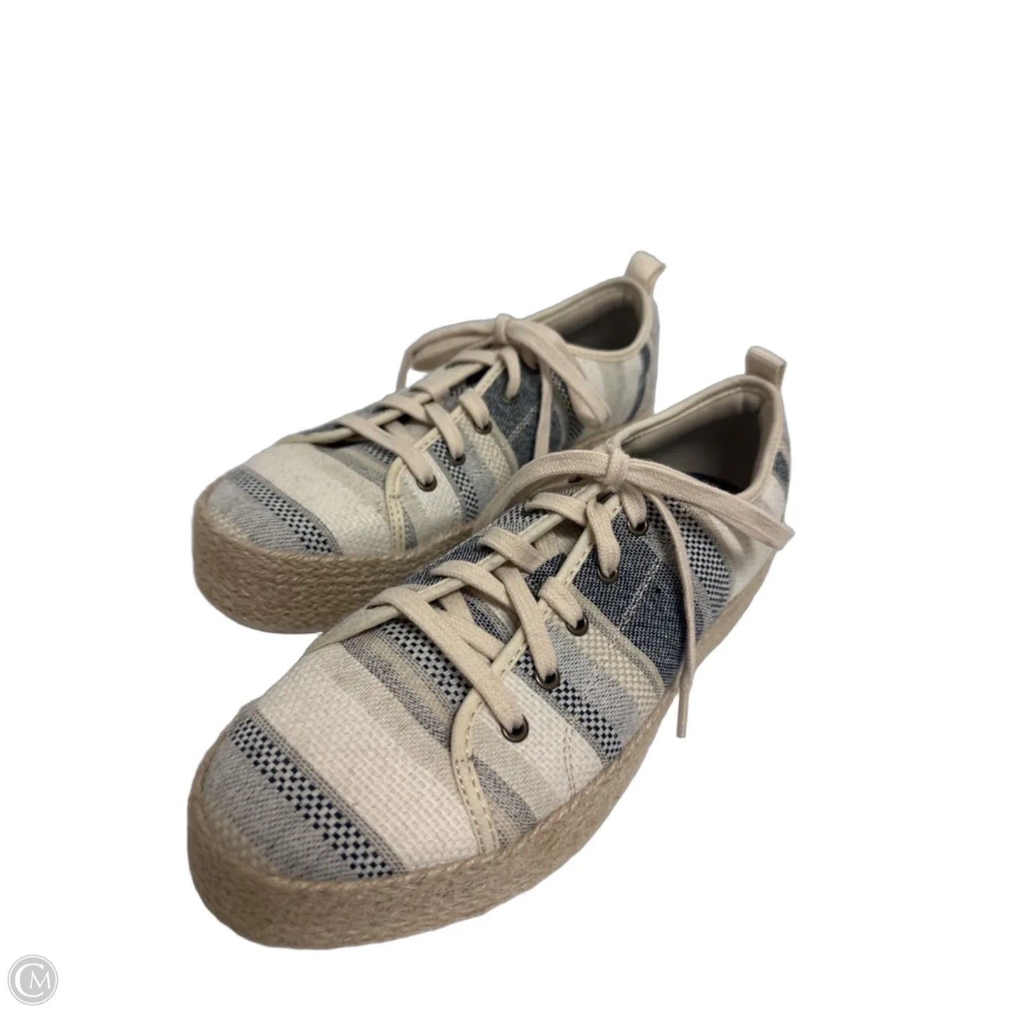 Shoes Sneakers By Bobs In Cream & Tan, Size: 8.5