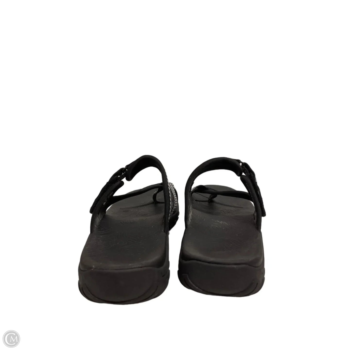 Sandals Flats By Skechers In Black, Size: 8