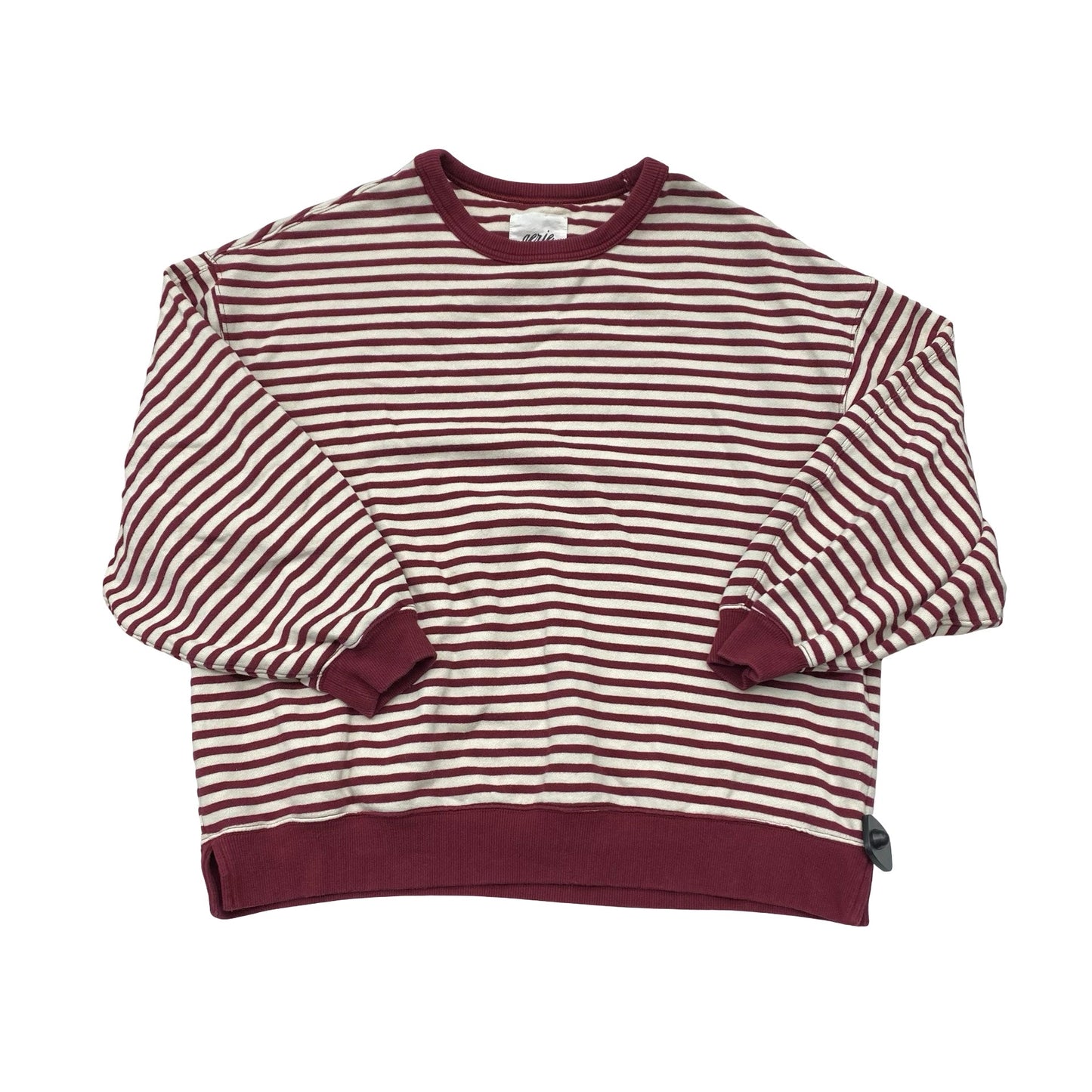 Sweatshirt Crewneck By Aerie In Striped Pattern, Size:L