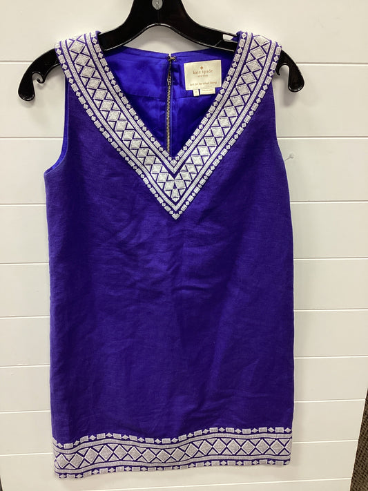 Dress Designer By Kate Spade In Purple, Size:2