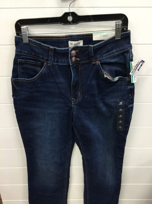 Jeans Boot Cut By Maurices In Blue Denim, Size:10P