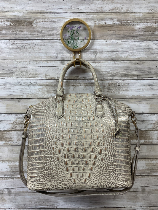 Handbag Designer By Brahmin In Beige, Size:Large