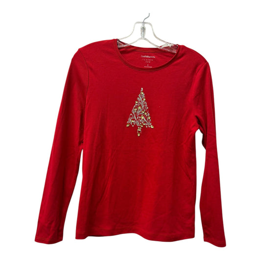 Top Ls By Croft And Barrow In Red, Size:S