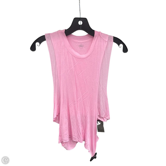 Athletic Tank Top By Alo In Pink, Size: S