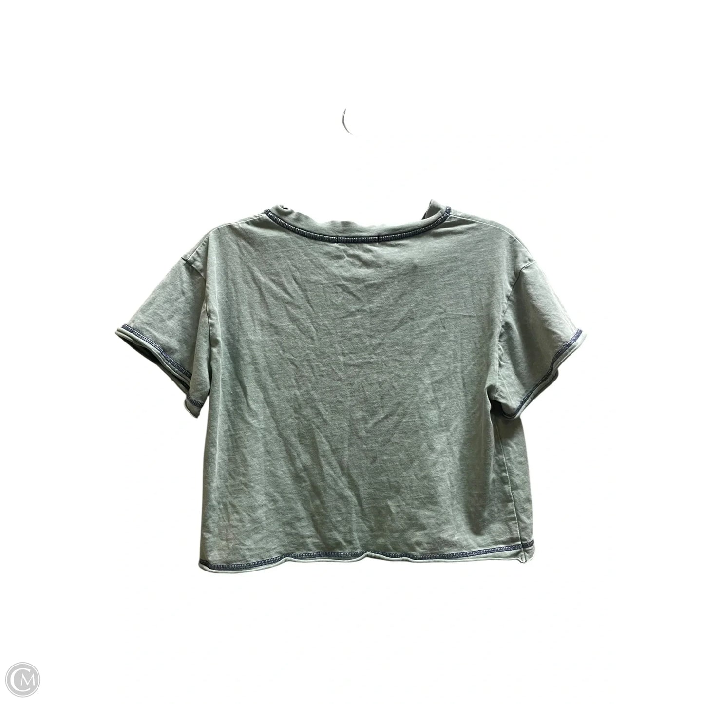 Top Short Sleeve Basic By Forever 21 In Blue, Size: S