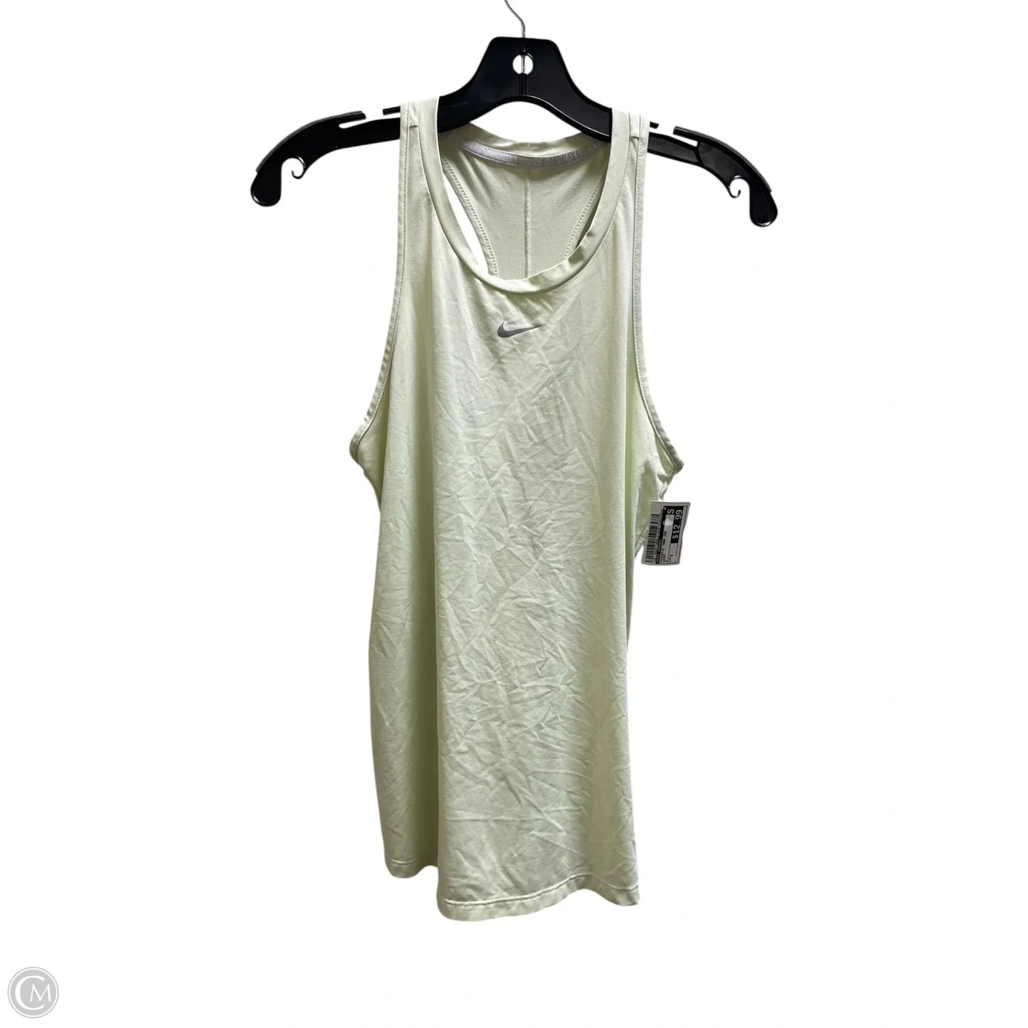 Athletic Tank Top By Nike Apparel In Green, Size: S