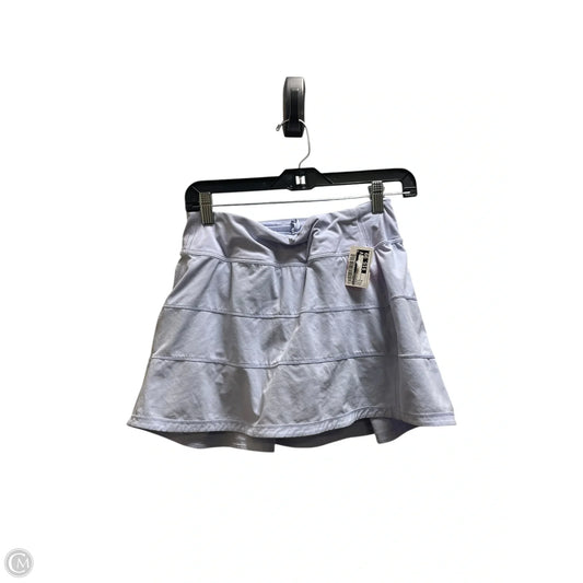 Athletic Skort By Lululemon In Blue, Size: 4
