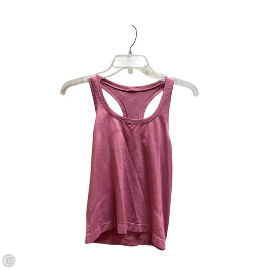 Athletic Tank Top By Lululemon In Pink, Size: S