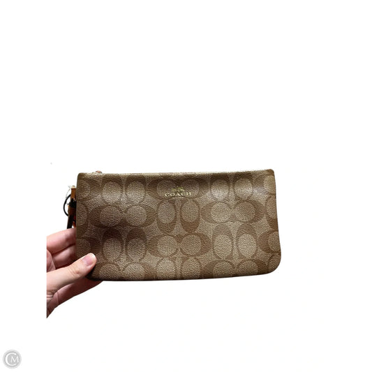 Wristlet Designer By Coach, Size: Large
