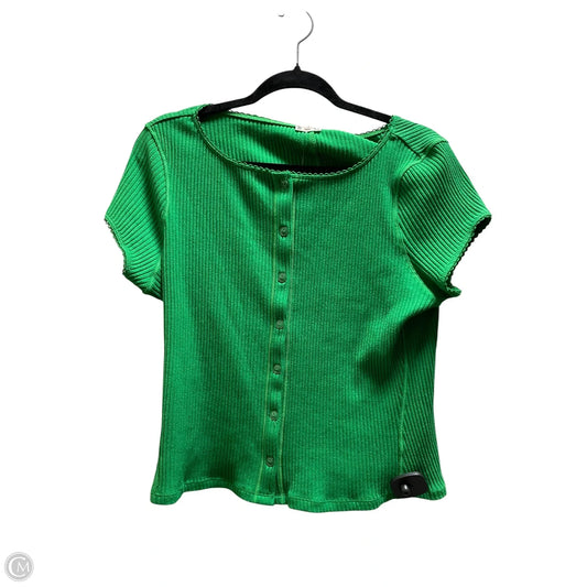 Top Short Sleeve Basic By Free People In Green, Size: Xl
