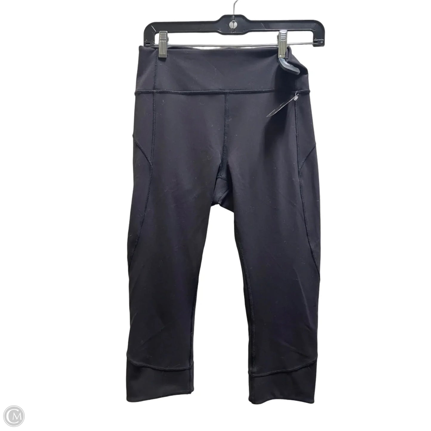 Athletic Capris By Lululemon In Black, Size: 8