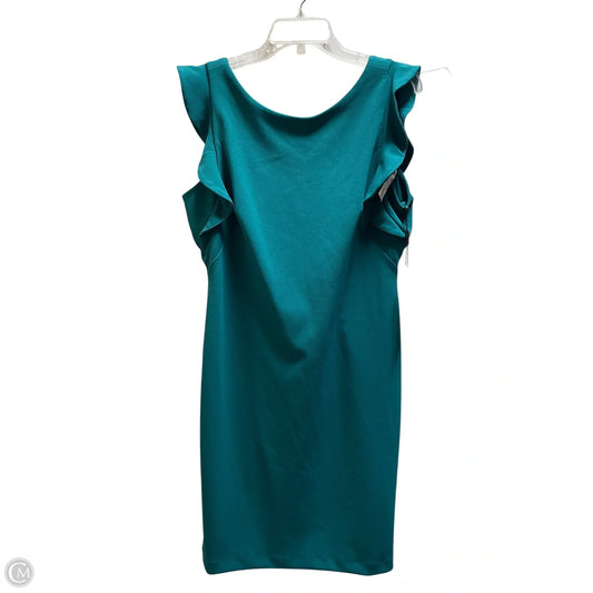 Dress Party Short By Calvin Klein In Teal, Size: 12