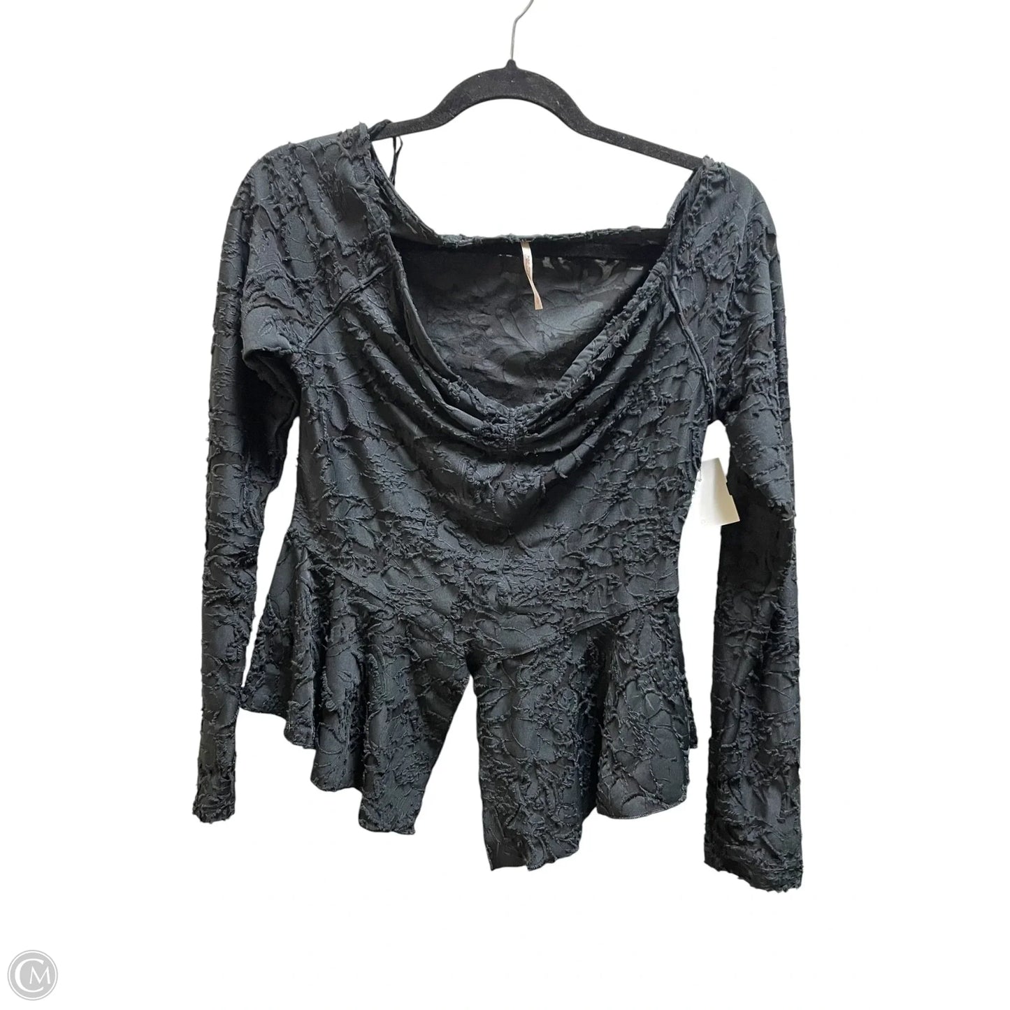 Top Long Sleeve By Free People In Navy, Size: S