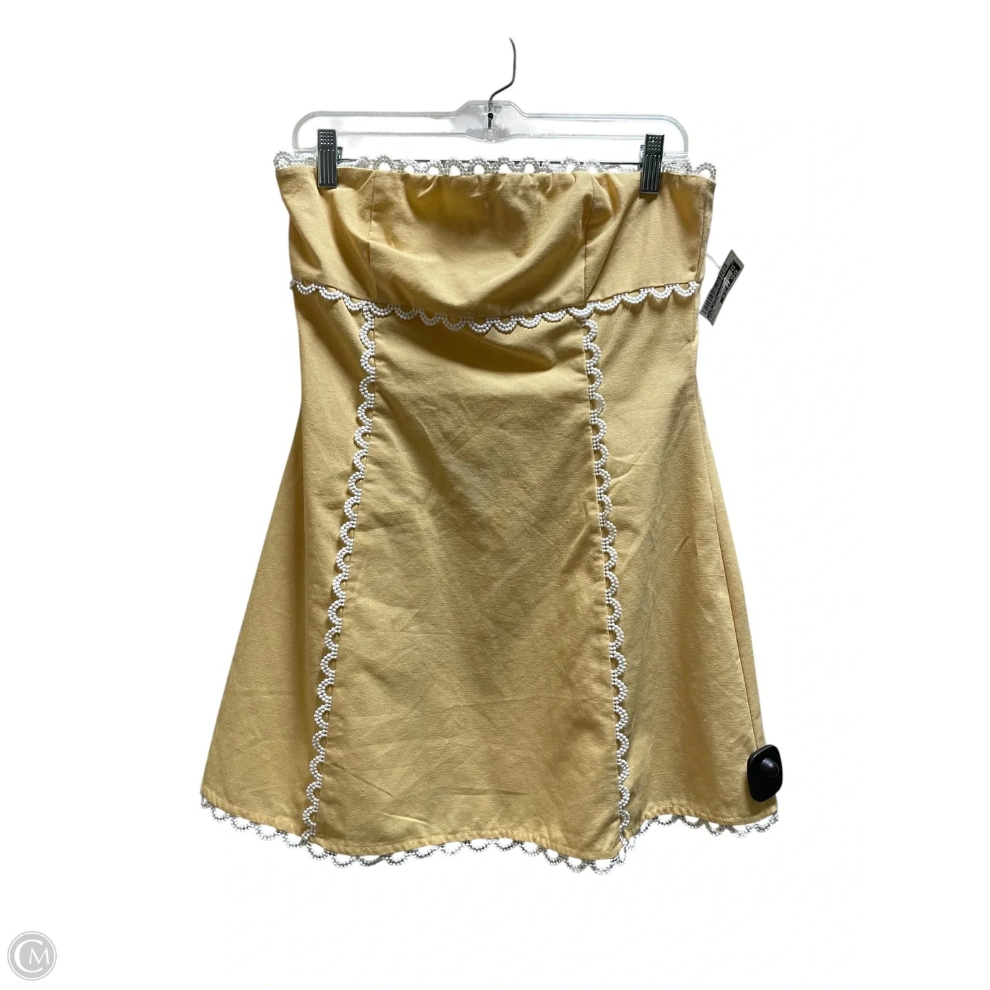 Dress Casual Short By Blue Blush In Yellow, Size: L