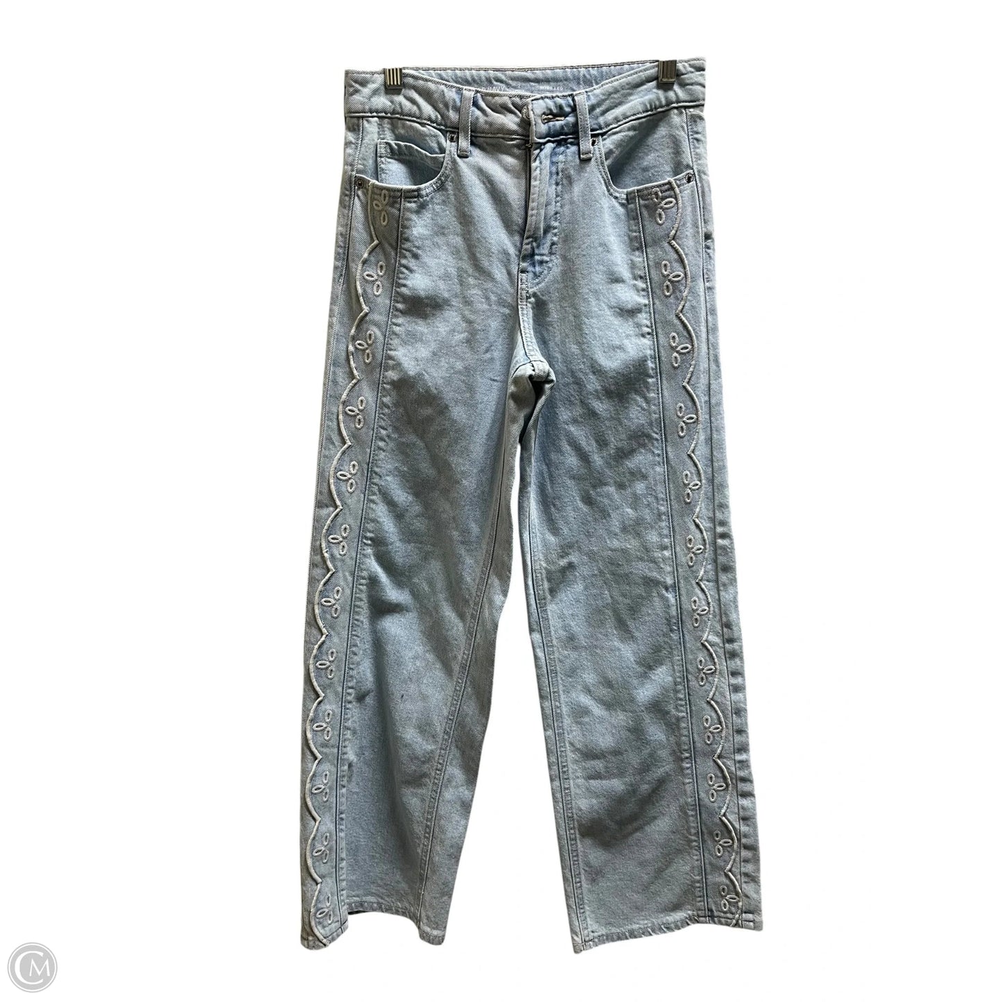 Jeans Straight By Old Navy In Blue Denim, Size: 2
