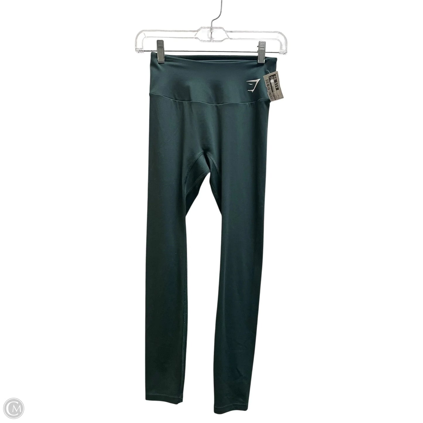 Athletic Leggings By Gym Shark In Green, Size: S