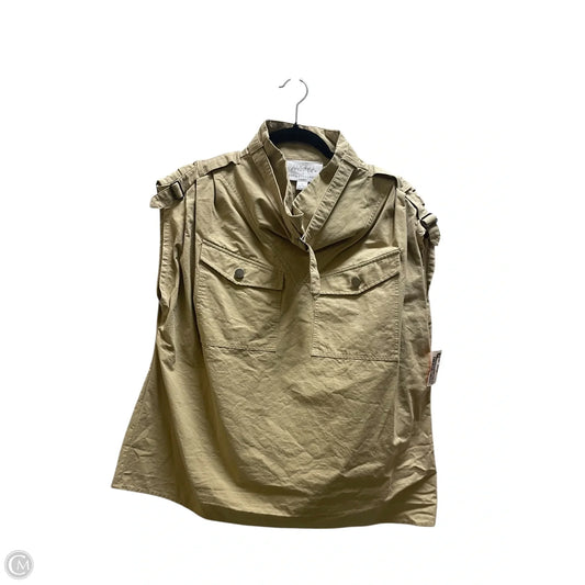 Top Sleeveless By Mare Mare In Tan, Size: M