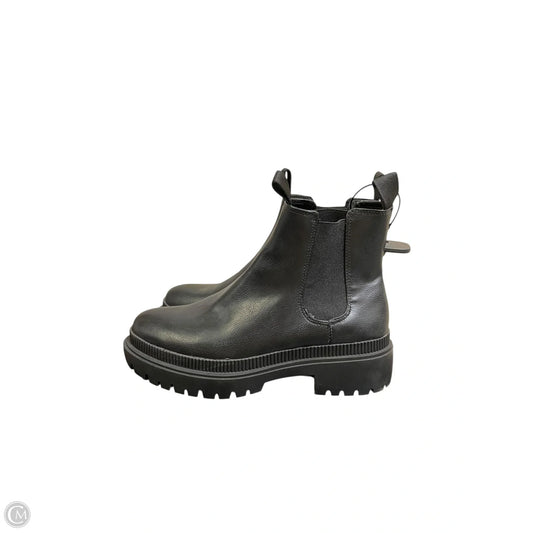 Boots Ankle Flats By H&m In Black, Size: 10